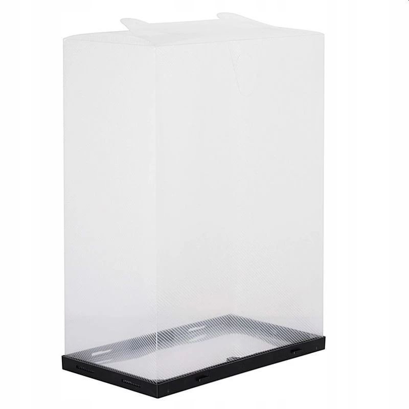 Cutie depozitare incaltaminte, inchidere cu capac, transparenta, 33.5 x 23 x 14 cm, material plastic MultiMark GlobalProd