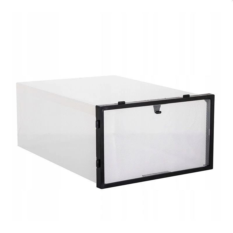 Cutie depozitare incaltaminte, inchidere cu capac, transparenta, 33.5 x 23 x 14 cm, material plastic MultiMark GlobalProd