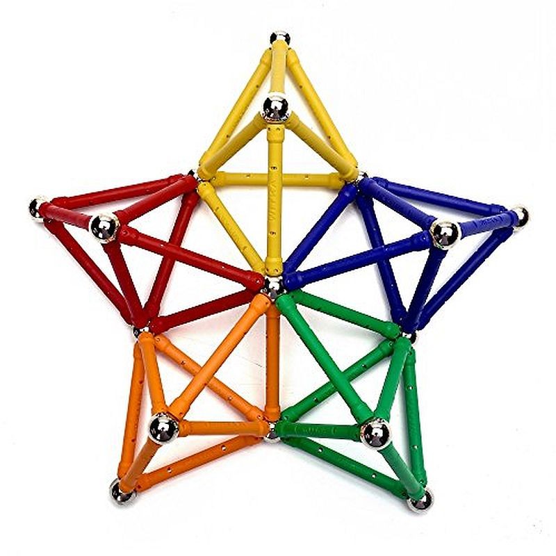 Set constructie magnetic 3d, 350 piese, multicolor, educativ, interactiv, varsta 6+, procart MultiMark GlobalProd
