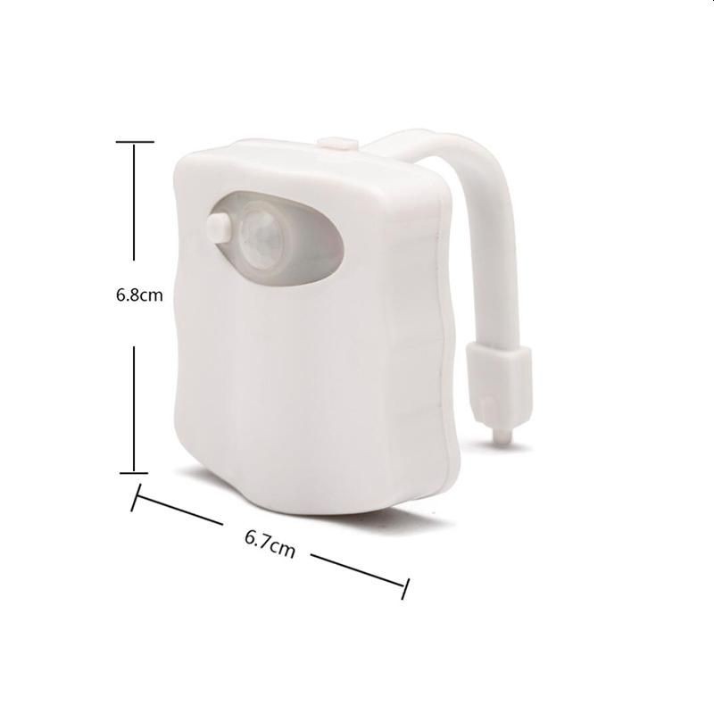 Lumina led pentru toaleta, 8 culori, senzor miscare, rezistenta la apa MultiMark GlobalProd