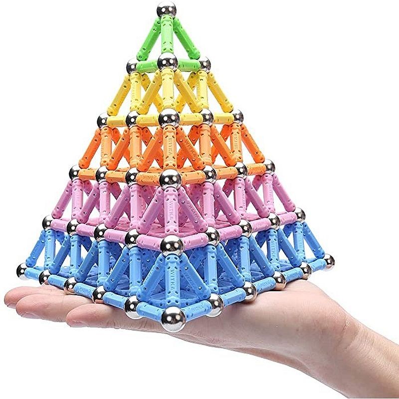 Set constructie magnetic 3d, 230 piese, joc educativ creativ, varsta 6+, procart MultiMark GlobalProd