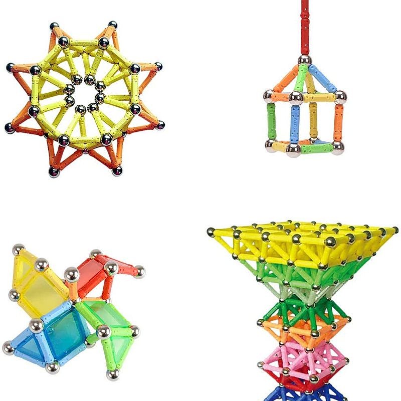 Set constructie magnetic 3d, 230 piese, joc educativ creativ, varsta 6+, procart MultiMark GlobalProd
