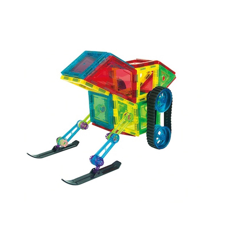 Set constructie magnetic 3d, diferite forme si culori, 130 piese MultiMark GlobalProd