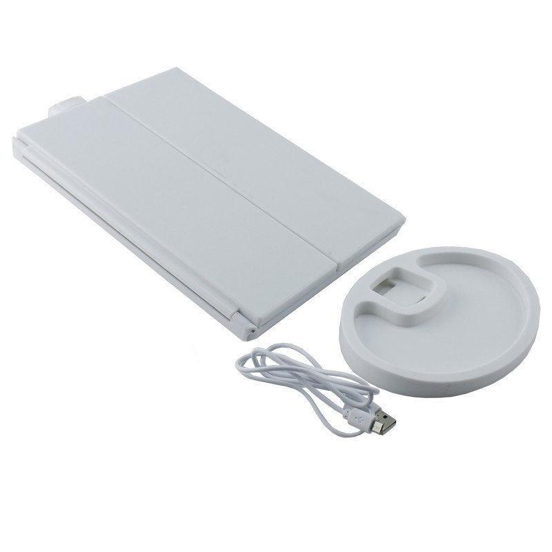 Oglinda cosmetica extensibila, 22 led-uri, zoom 2x 3x, buton touch, usb, alb MultiMark GlobalProd