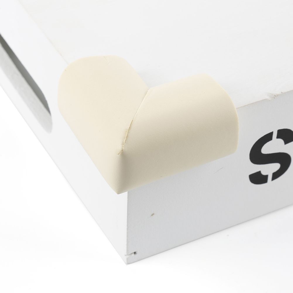 Protectie colturi mobila si muchii, set 10 accesorii spuma, 5.5x3.8 cm culoare alb MultiMark GlobalProd