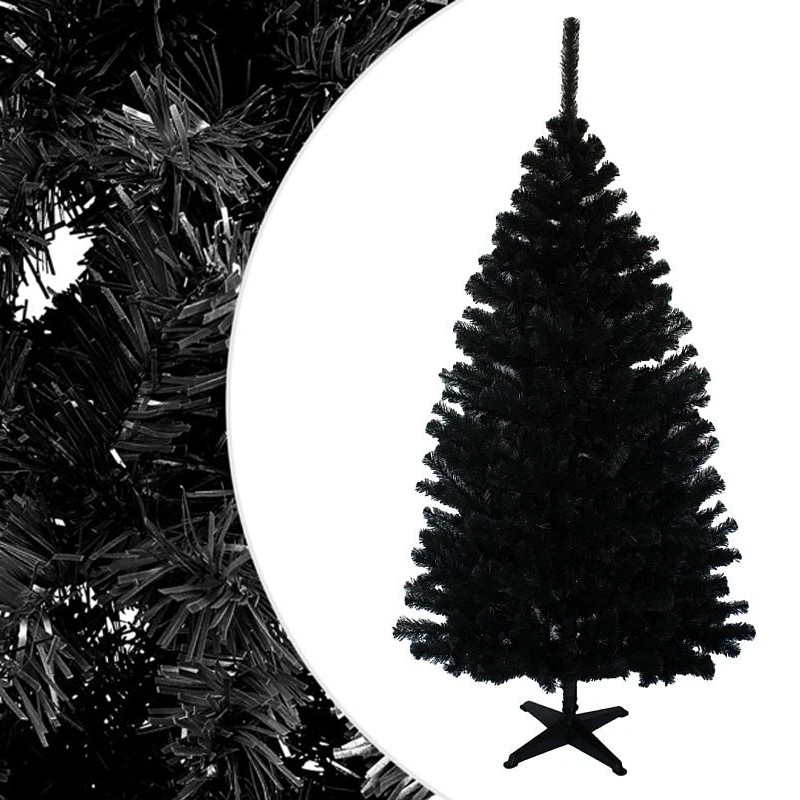 Brad artificial royal black 220 cm, coroana bogata – 14 niveluri, 89 ramuri, 536 ace – diametru 138 cm MultiMark GlobalProd