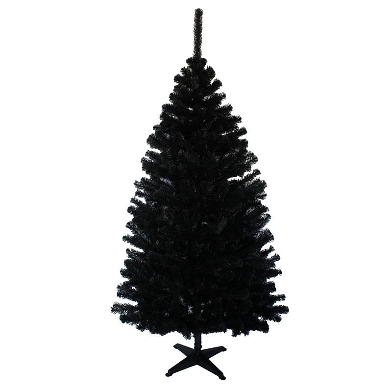 Brad artificial royal black 220 cm, coroana bogata – 14 niveluri, 89 ramuri, 536 ace – diametru 138 cm MultiMark GlobalProd