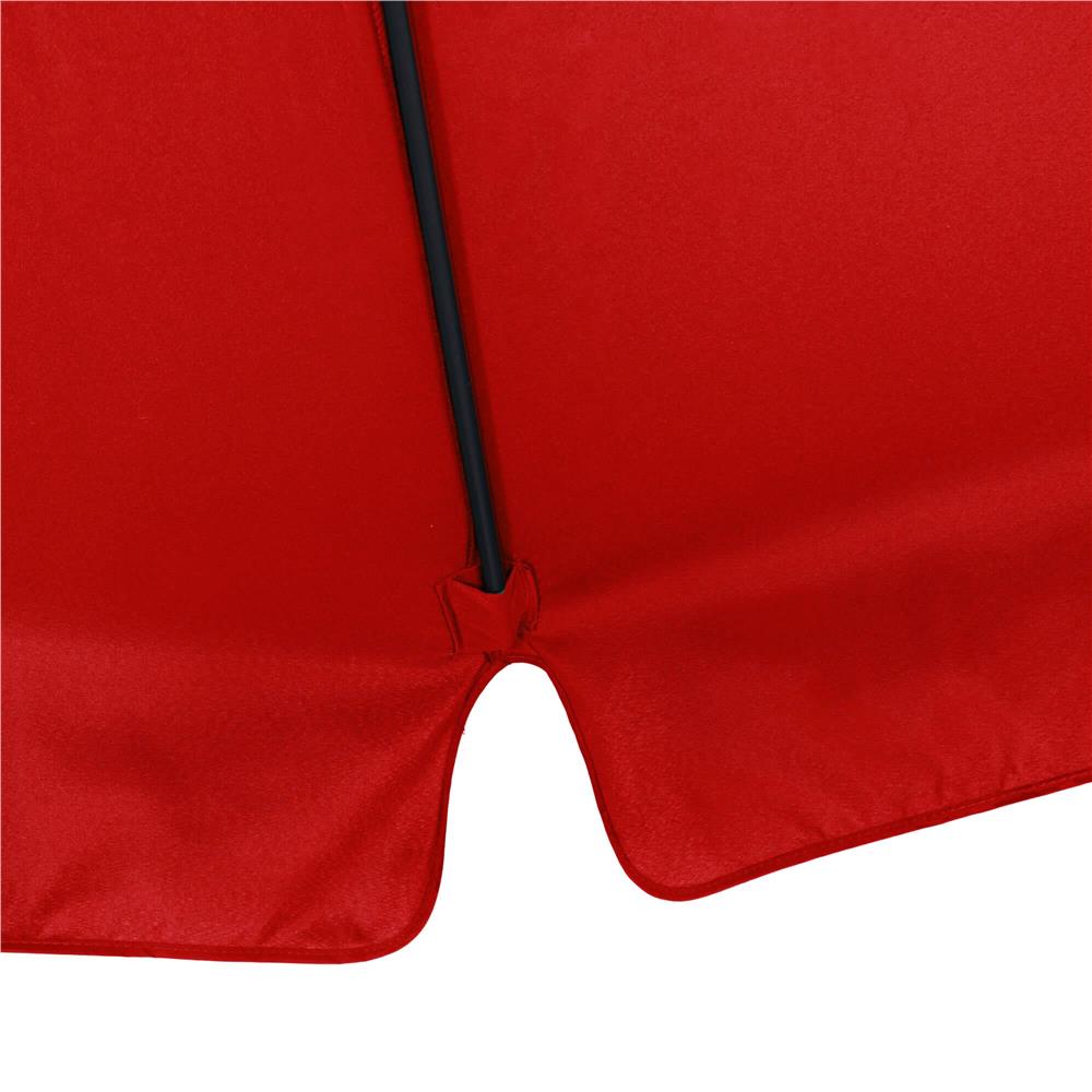 Umbrela de gradina cu brat lateral banana, cu husa, 300cm, rosu Household NewTrend