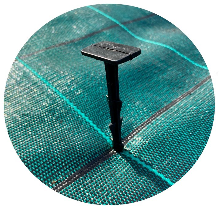 Cui de fixare folie straturi gradina, lungime 12 cm, material plastic MultiMark GlobalProd