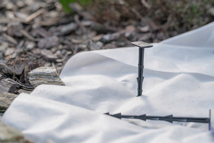 Cui de fixare folie straturi gradina, lungime 12 cm, material plastic MultiMark GlobalProd