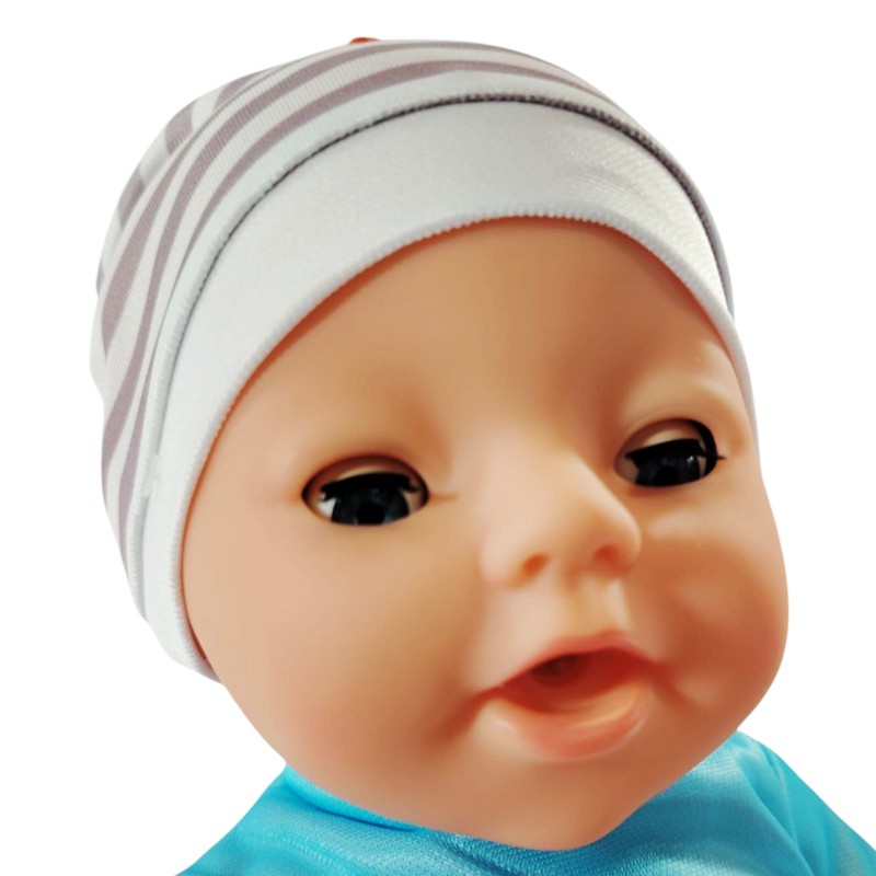 Papusa interactiva care face pipi, farfurie, olita, suzeta, pampers, inaltime 45 cm, 3 ani+ MultiMark GlobalProd