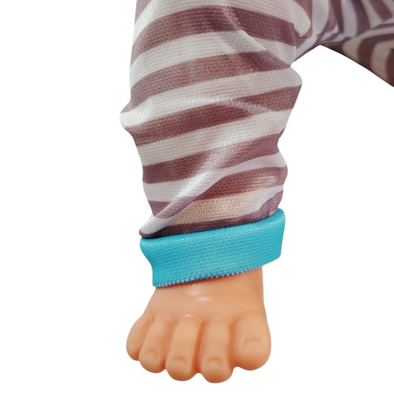 Papusa interactiva care face pipi, farfurie, olita, suzeta, pampers, inaltime 45 cm, 3 ani+ MultiMark GlobalProd