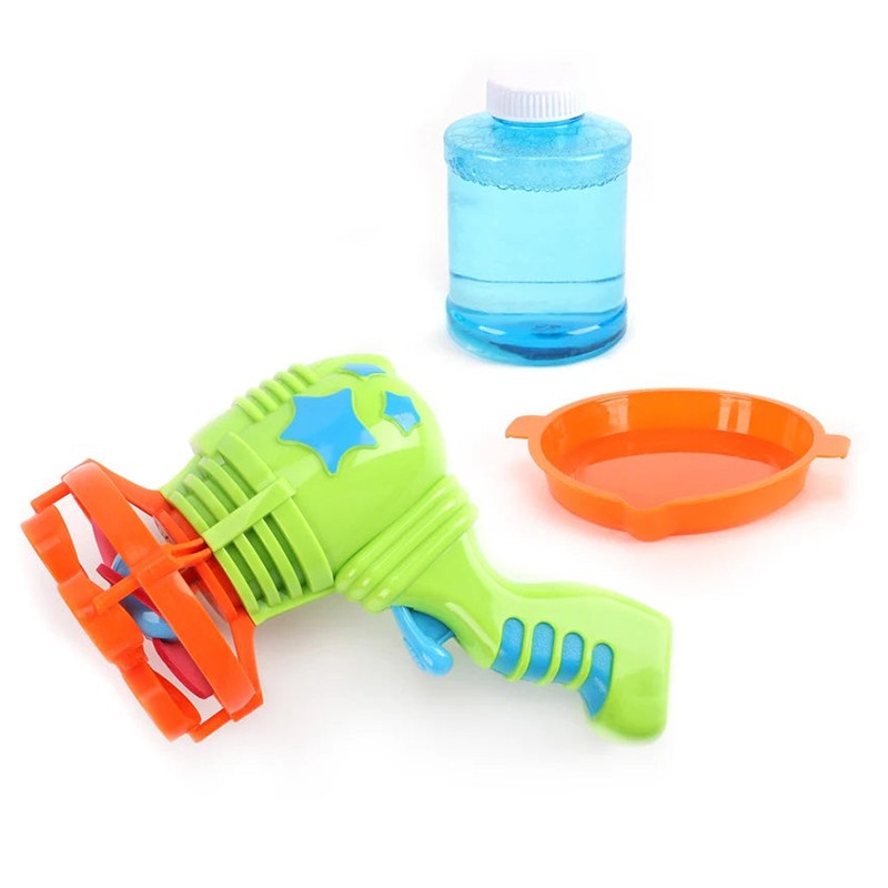 Pistol baloane sapun, jucarie automata, 4 orificii, design ergonomic, varsta 3 ani+ MultiMark GlobalProd