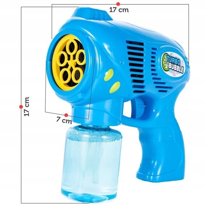 Pistol electric baloane sapun, rezervor solutie 150 ml, 5 orificii, alimentare cu baterii MultiMark GlobalProd