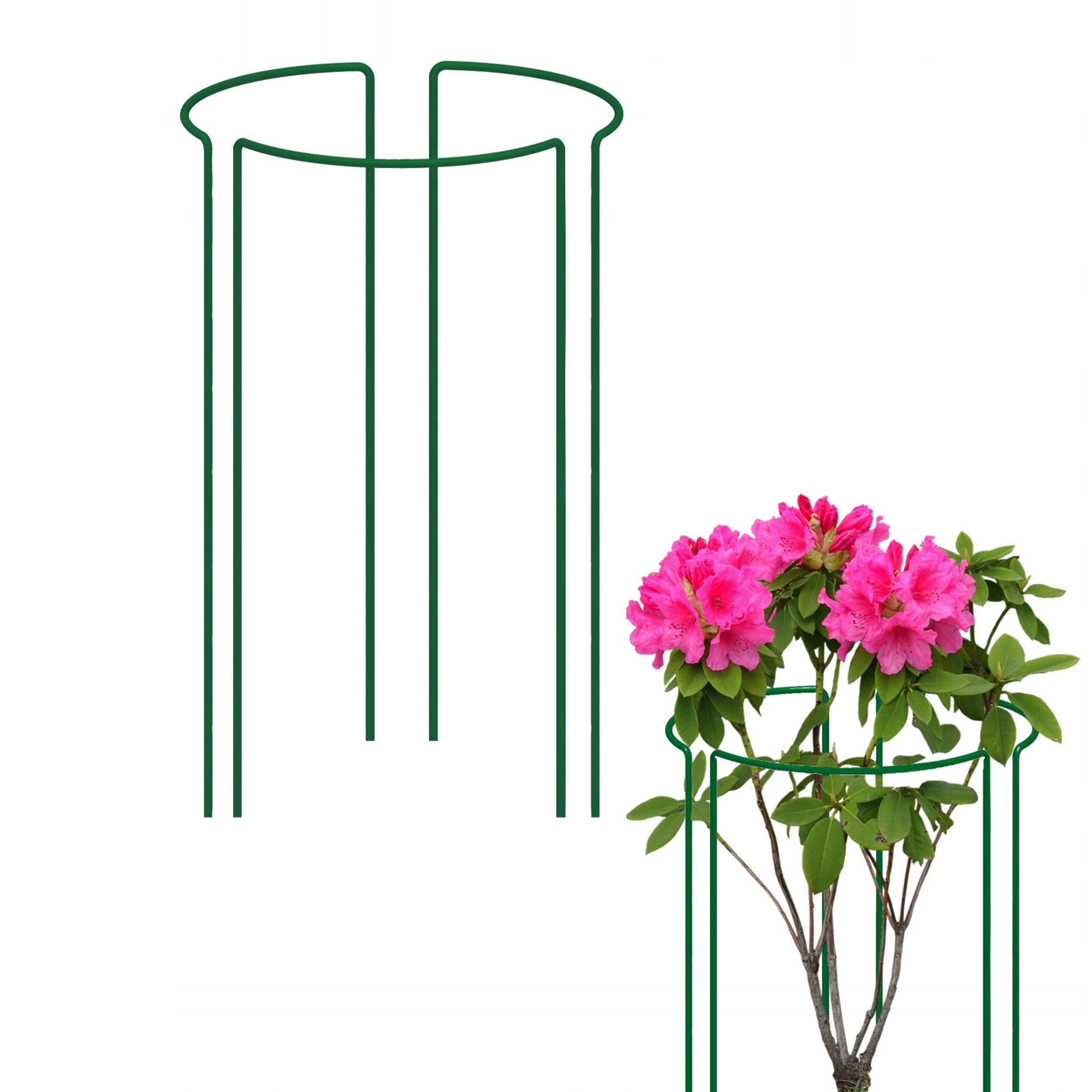 Suport metalic pentru flori, set 3 bucati, verde, 15x45 cm MultiMark GlobalProd