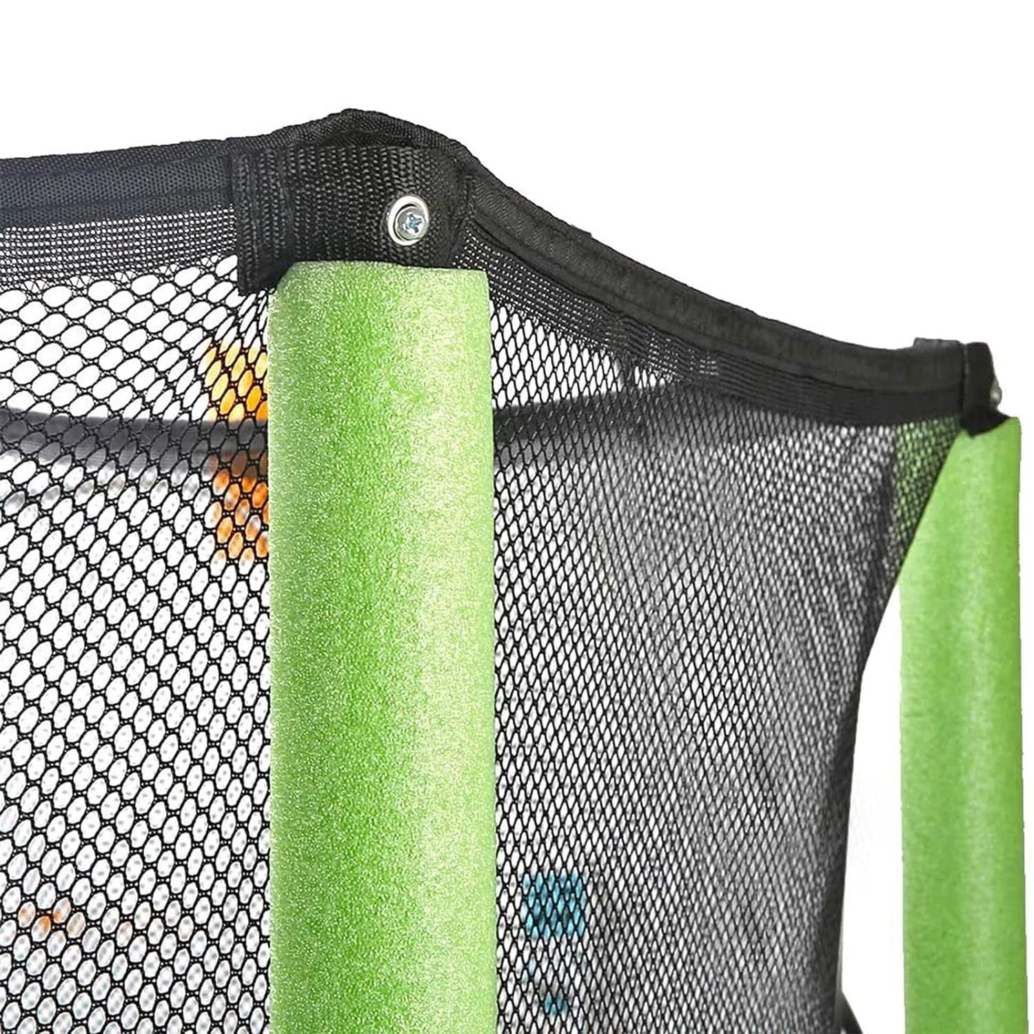 Trambulina copii, diametru 140 cm, maxim 45 kg, cu plasa de protectie, scara acces, verde MultiMark GlobalProd