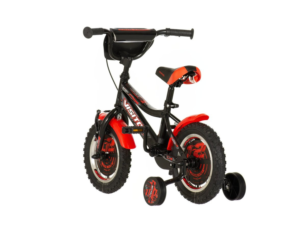 Bicicleta copii, 12 inch, roti ajutatoare, cadru otel 8 inch, roti ajutatoare, visitor xtreme kids MultiMark GlobalProd