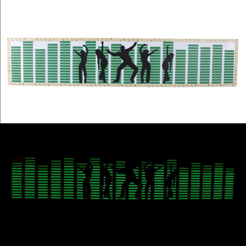 Panou egalizator auto dancing 70x15 cm, senzor sunet, invertor baterii MultiMark GlobalProd