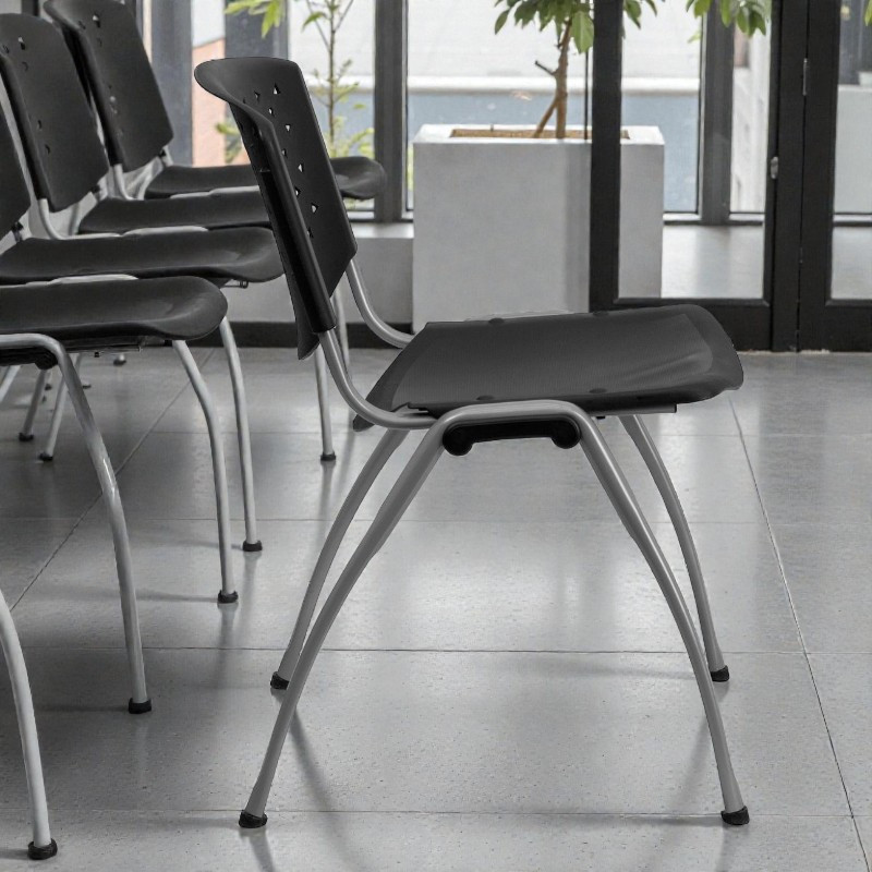 Scaun terasa, bucatarie, spatar si sezut pp, model perforat, inaltime 82 cm MultiMark GlobalProd