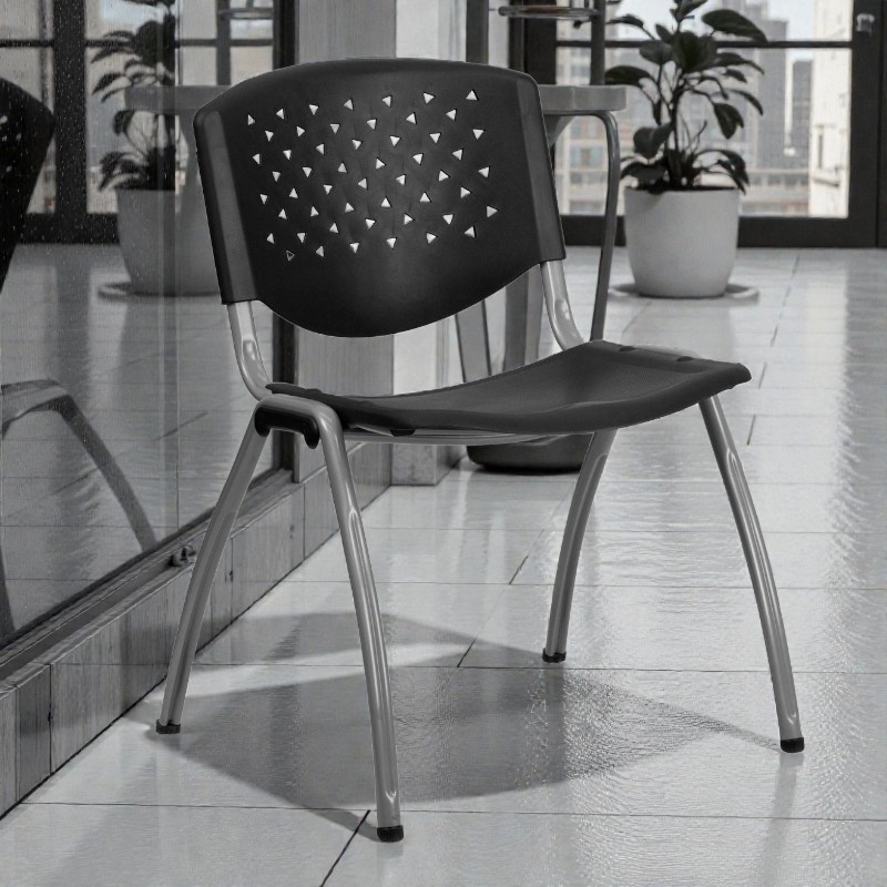 Scaun terasa, bucatarie, spatar si sezut pp, model perforat, inaltime 82 cm MultiMark GlobalProd