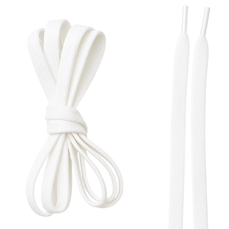 Sireturi fosforescente albe pentru incaltaminte sport, lumineaza verde, 1.25 x 1 cm, textile MultiMark GlobalProd