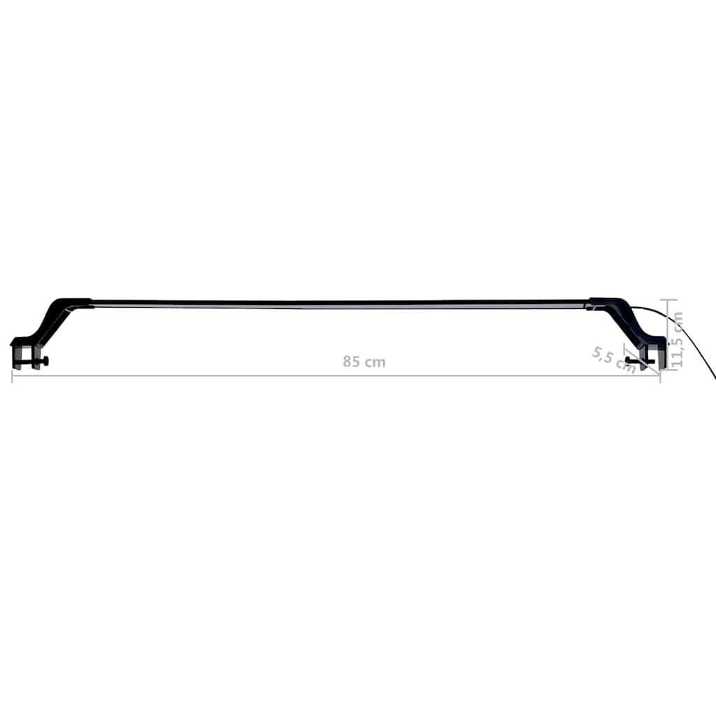 Lampă LED pentru acvariu, cu cleme, albastru/alb, 90-105 cm GartenMobel Dekor