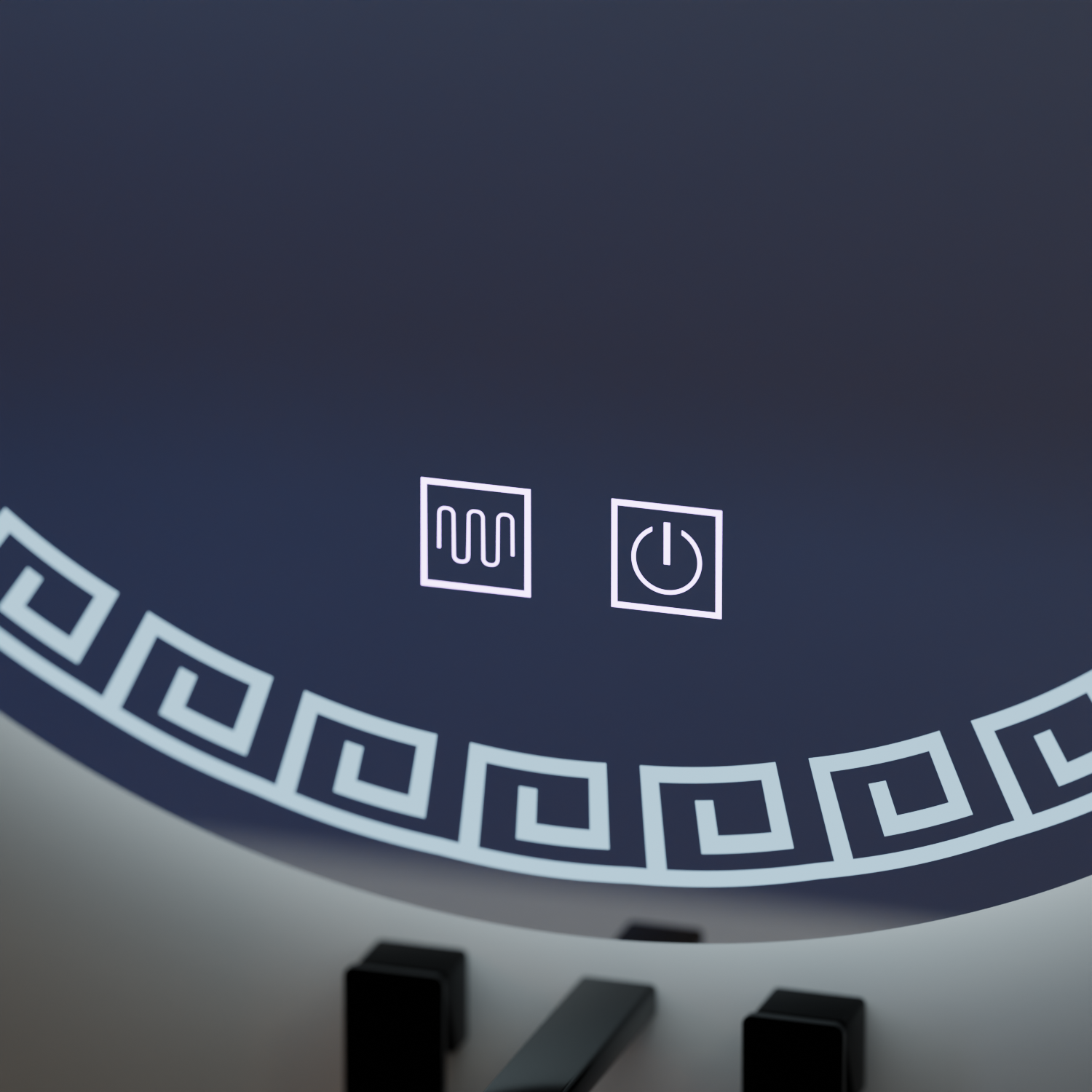 Oglinda LED Rotunda, 70cm, Orhina Touch, Sistem Dezaburire, Dimabila ModernLight Concept