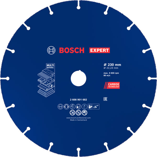 Bosch Disc taiere Metal 230x22.23mm ProAdvanced PowerfulTools