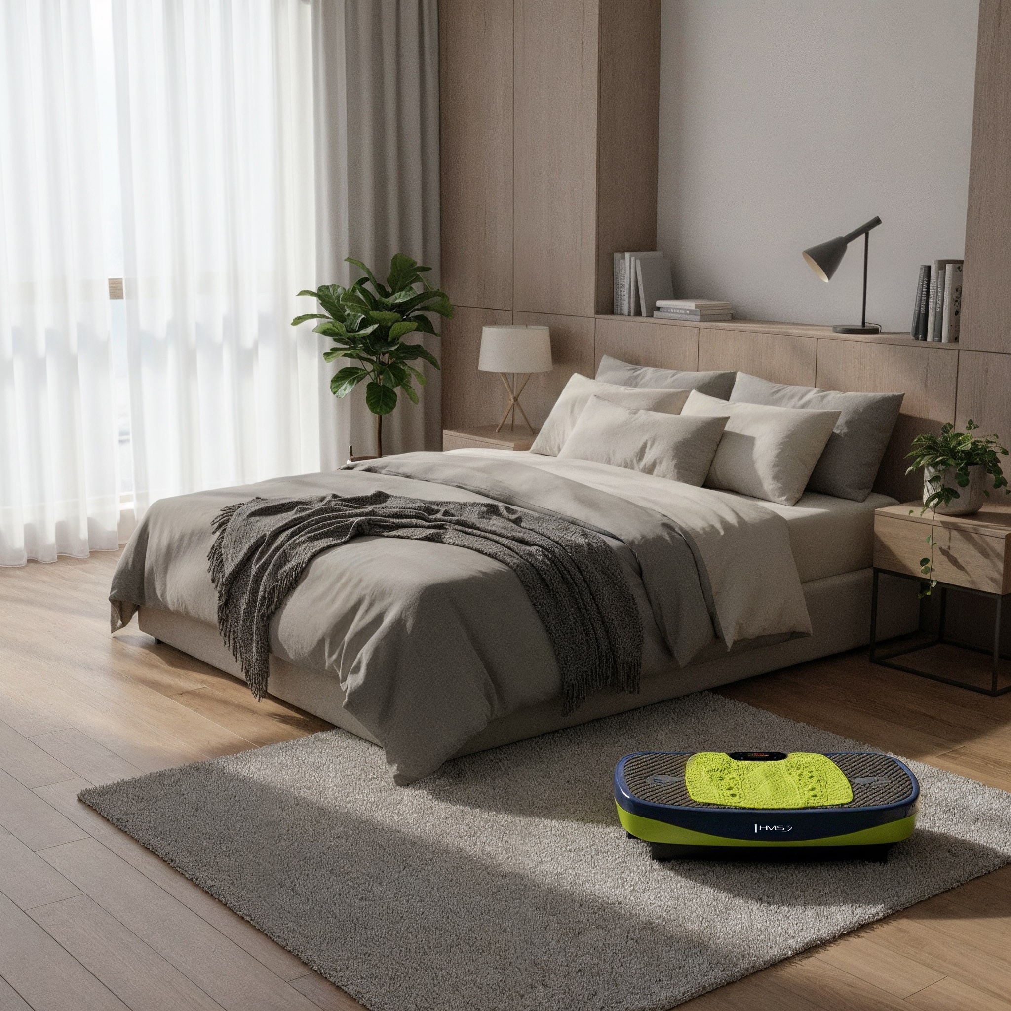 Platforma vibromasaj HMS SVP11 DUAL MOTOR cu saltea 3D FitLine Training