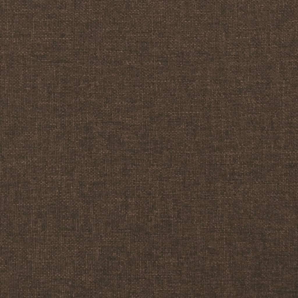 Saltea cu arcuri buzunar, fermitate medie, maro închis, 140x190x20 cm, textil GartenMobel Dekor