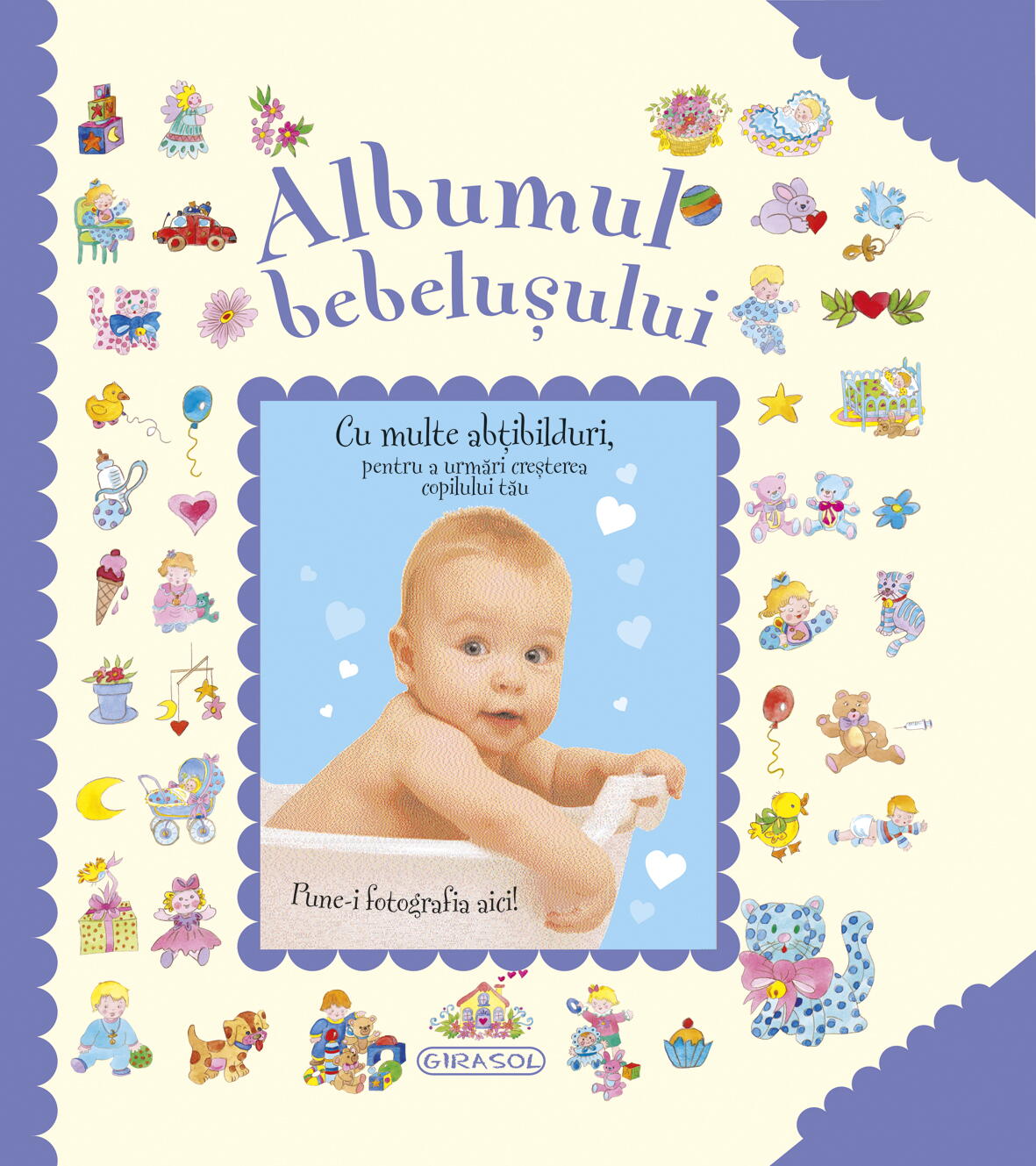 Albumul bebelusului (bleu) PlayLearn Toys