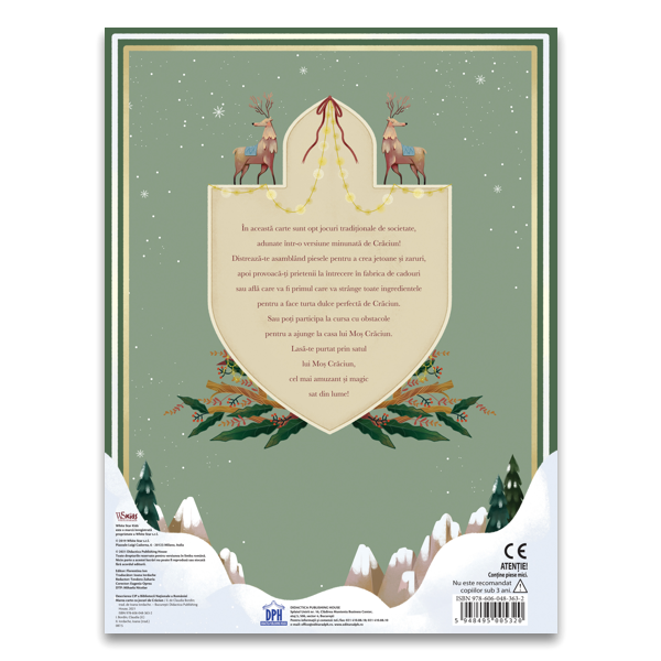 Marea carte cu jocuri de Craciun PlayLearn Toys