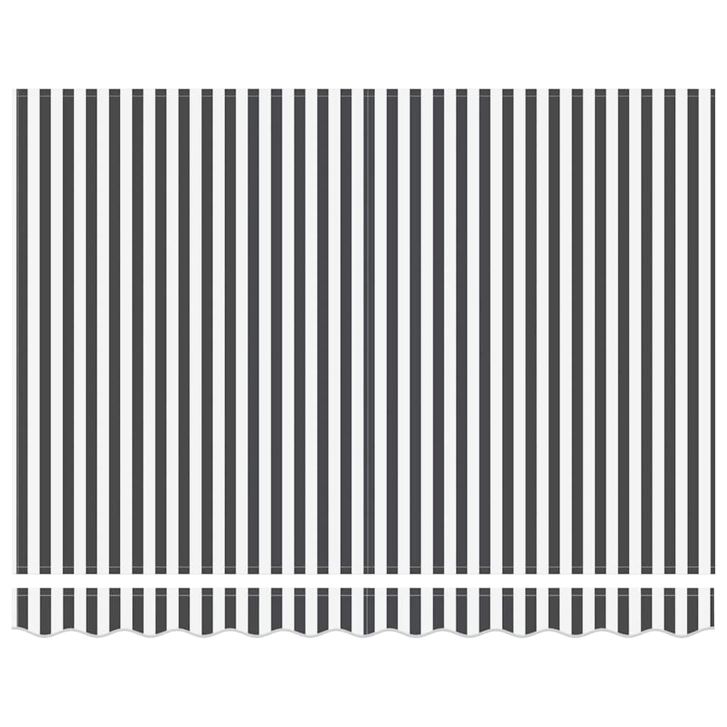 Copertină retractabilă automat cu LED, antracit/alb, 300x250 cm GartenMobel Dekor