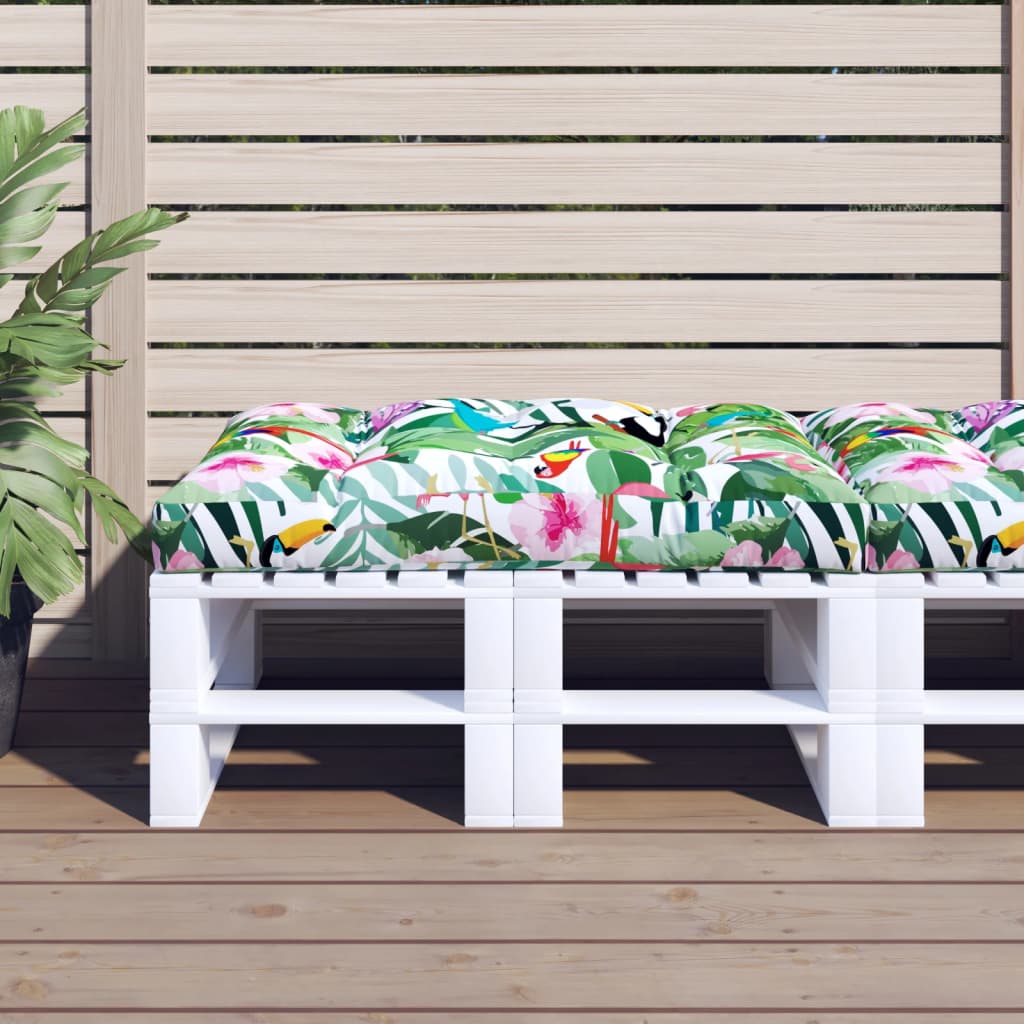 Pernă de paleți, multicolor, 120x80x12 cm, material textil GartenMobel Dekor