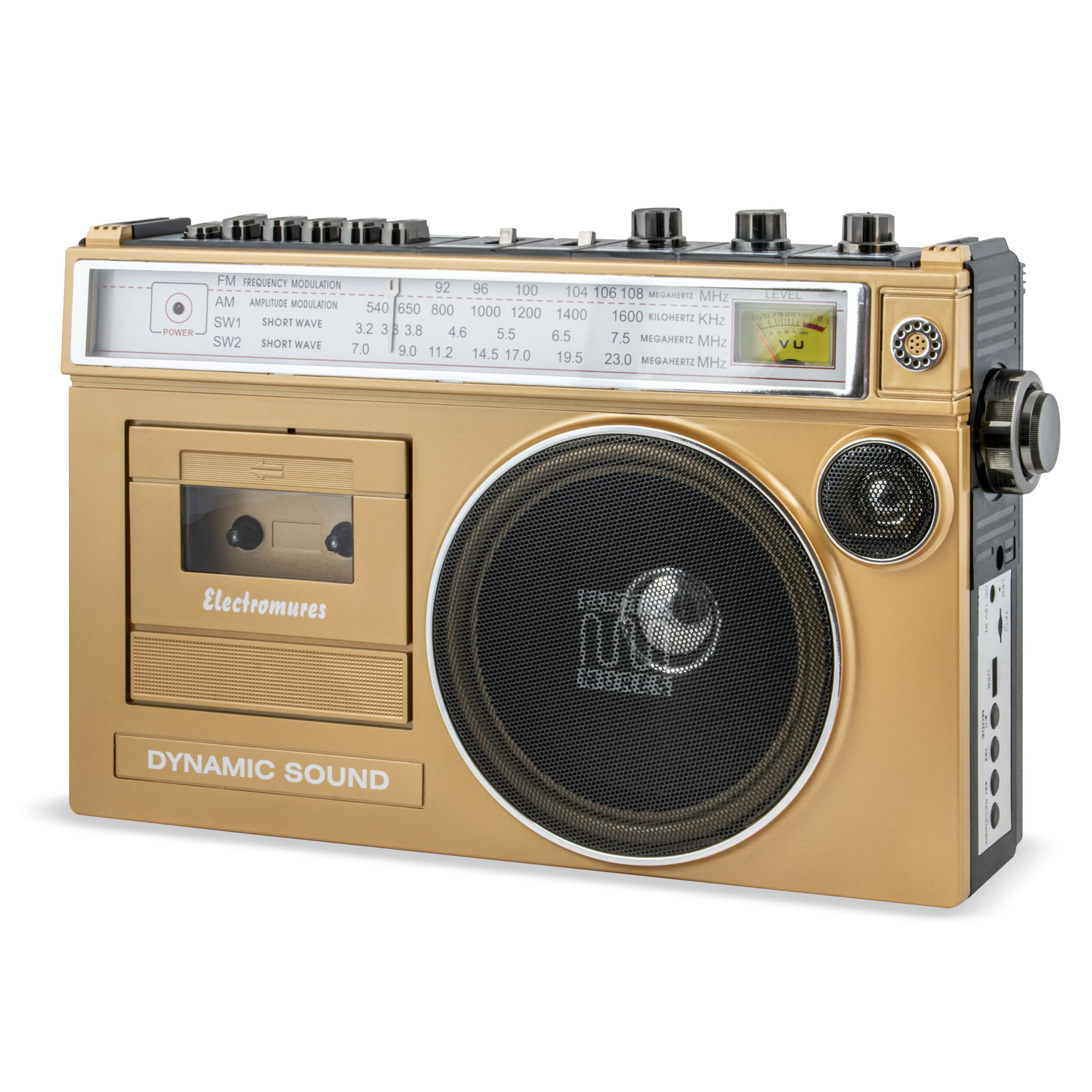 Difuzor Bluetooth cu Casetofon si Radio FM/AM/SW1/SW2 Electromures EM 1011 ProDesign DailyAppliances