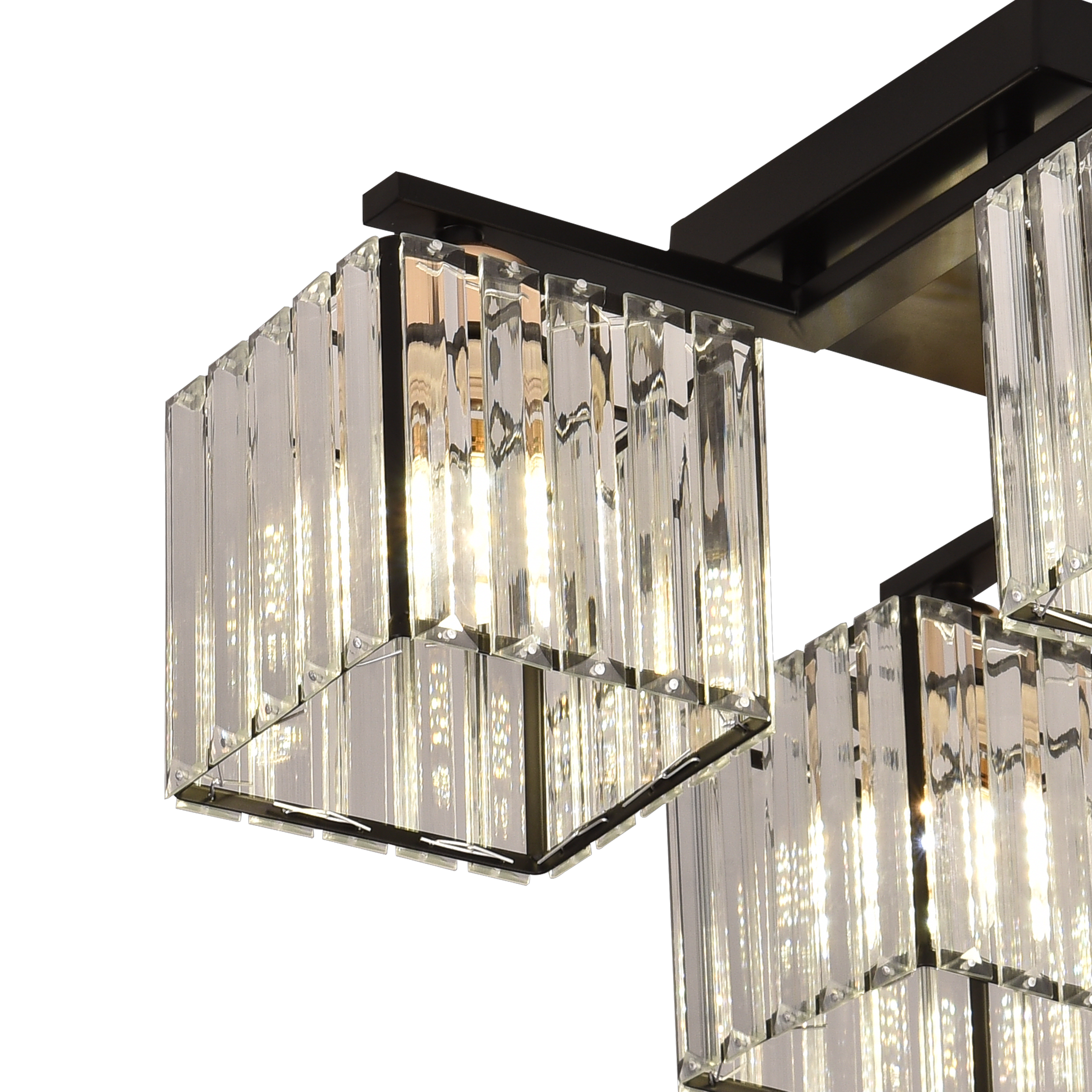 Lustra Georgiana, LC111/4BK, 4x E27, Negru, Metal ModernLight Concept