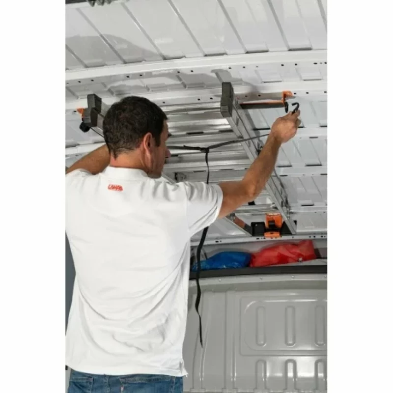 Van Ladder Holder suport interior pentru scara cu fixare pe plafon in compartimentul de marfa Garage AutoRide