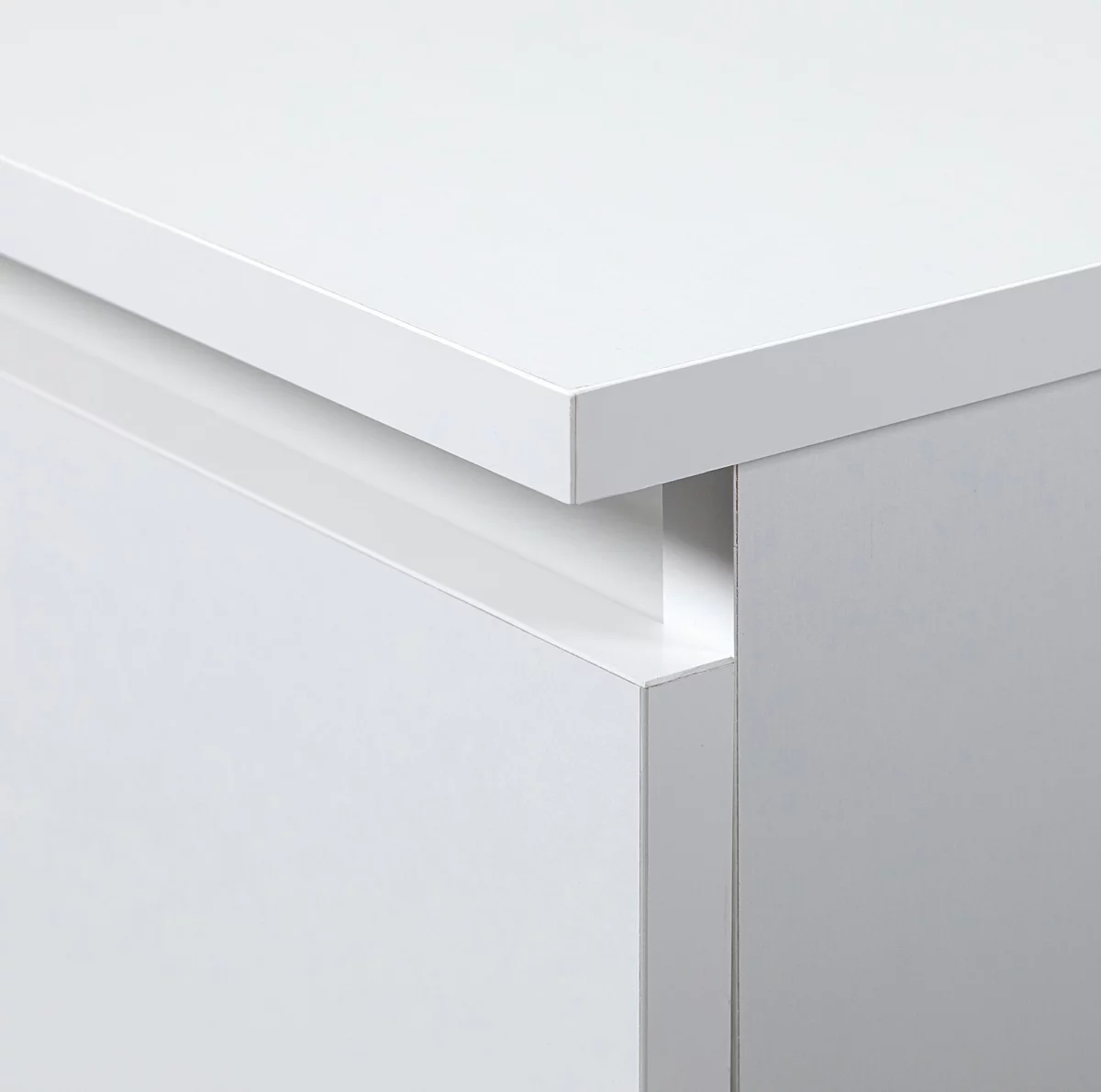 Dulap cu usa si 8 etajere, PAL laminat 16 mm, 80x35x180 cm, alb Household NewTrend