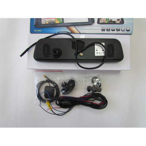 Oglinda monitor cu GPS plus multe alte functii 7in1 Automotive TrustedCars