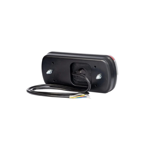 Lampa spate 220x100, 6 functii, cu mers inapoi si numar, LED, Fristom Cod: FT-130 COF Automotive TrustedCars