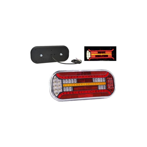 Lampa spate 302x130, LED, 6 functii, dreapta Fristom Cod: FT-600 P Automotive TrustedCars