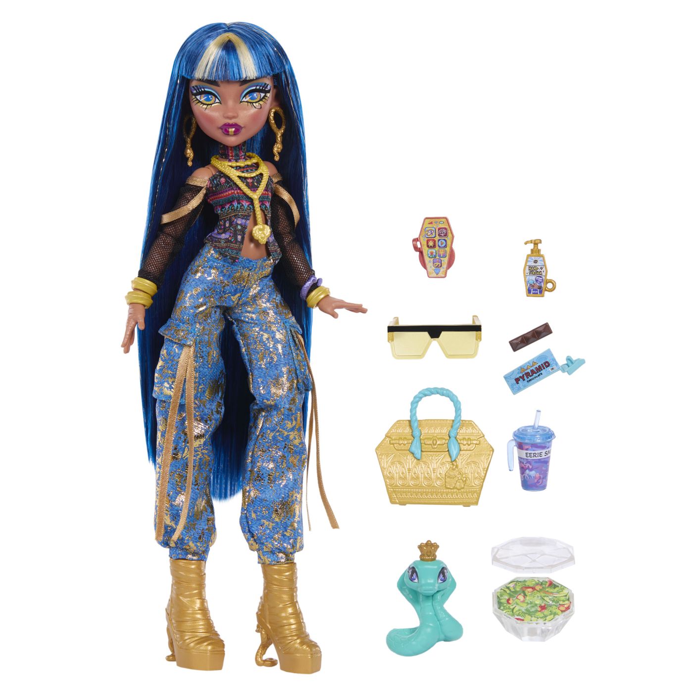 MONSTER HIGH PAPUSA CLEO DENILE CU ACCESORII SuperHeroes ToysZone