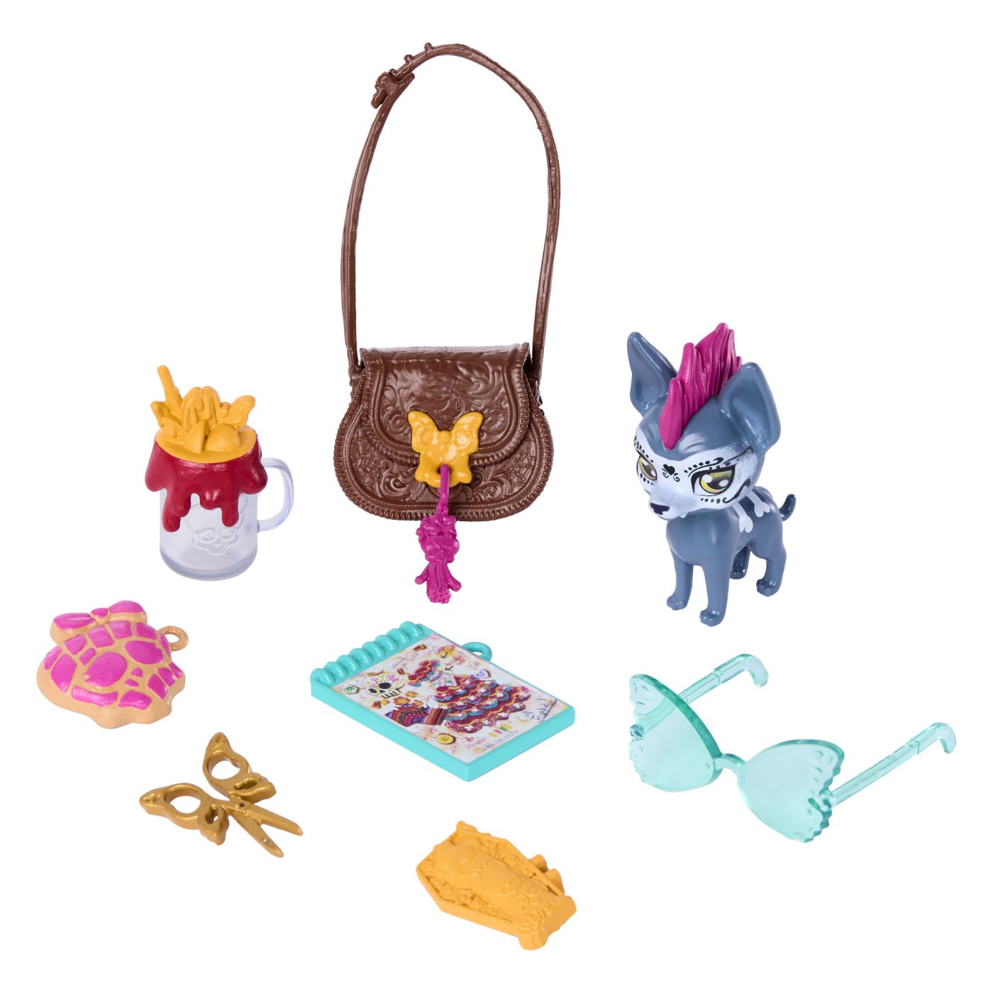 MONSTER HIGH PAPUSA SKELITA CALAVERAS CU ACCESORII SuperHeroes ToysZone