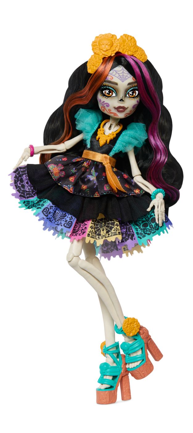 MONSTER HIGH PAPUSA SKELITA CALAVERAS CU ACCESORII SuperHeroes ToysZone