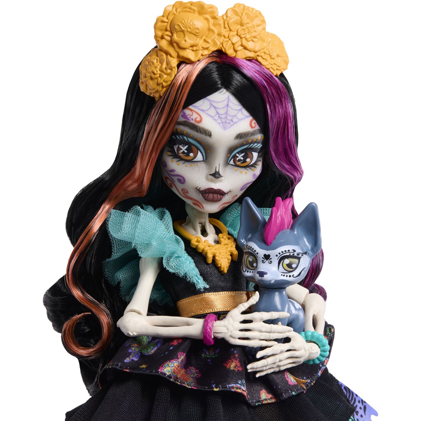 MONSTER HIGH PAPUSA SKELITA CALAVERAS CU ACCESORII SuperHeroes ToysZone