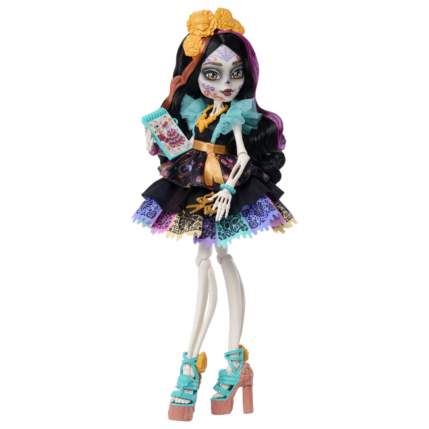 MONSTER HIGH PAPUSA SKELITA CALAVERAS CU ACCESORII SuperHeroes ToysZone