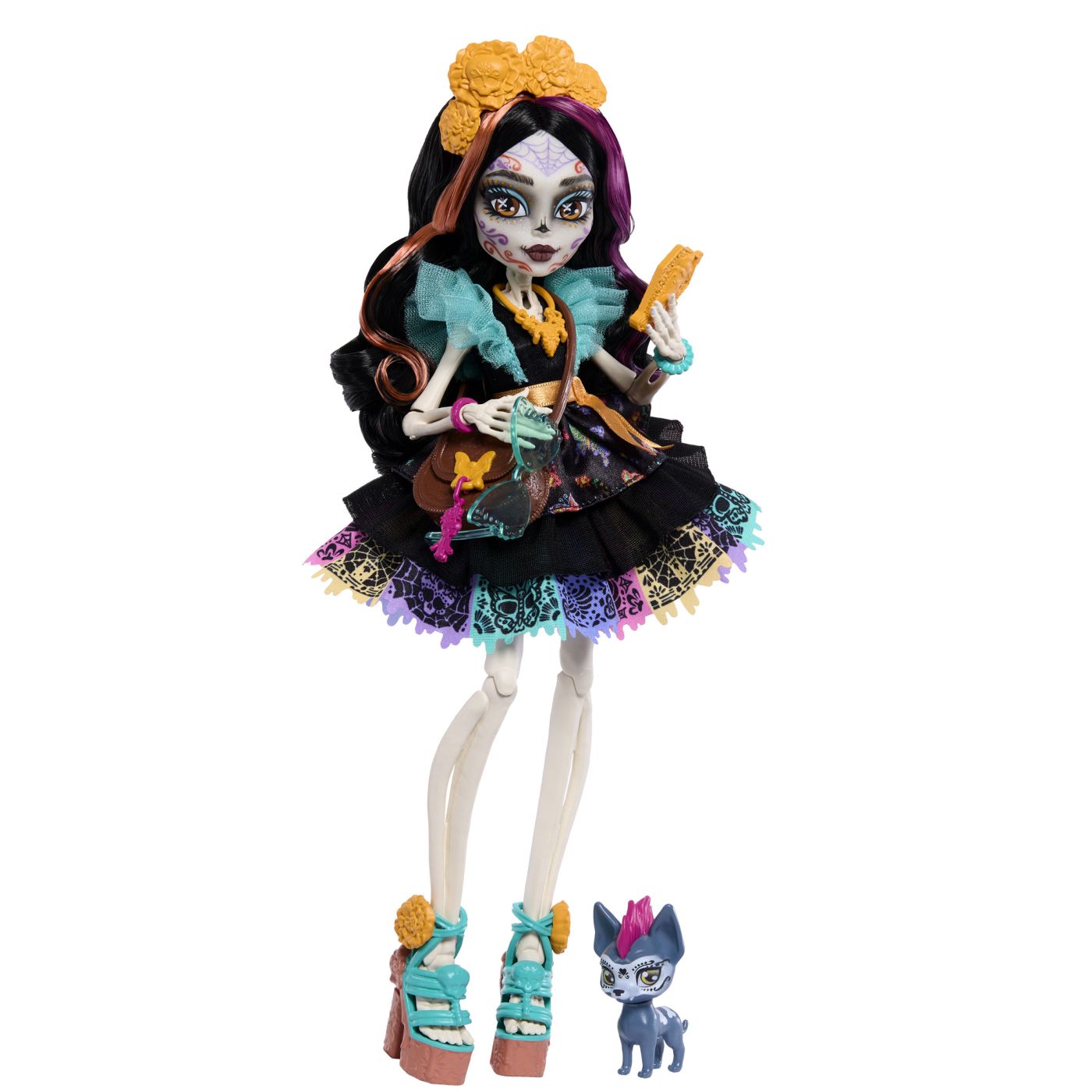 MONSTER HIGH PAPUSA SKELITA CALAVERAS CU ACCESORII SuperHeroes ToysZone