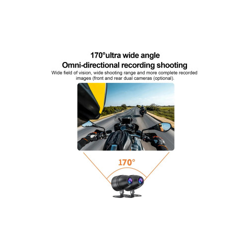 Sistem GPS moto cu DVR si camera marsarier + senzori presiune 12V cu 2 camere Cod: CHS-C5-MOTO Automotive TrustedCars