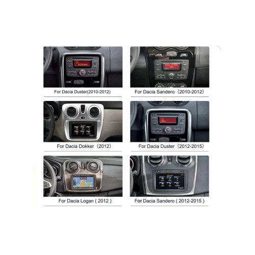 Navigatie Android 8 inch 4GB+64GB CarPlay Android Auto compatibila Dacia Duster,Sandero Cod: A3931 Automotive TrustedCars