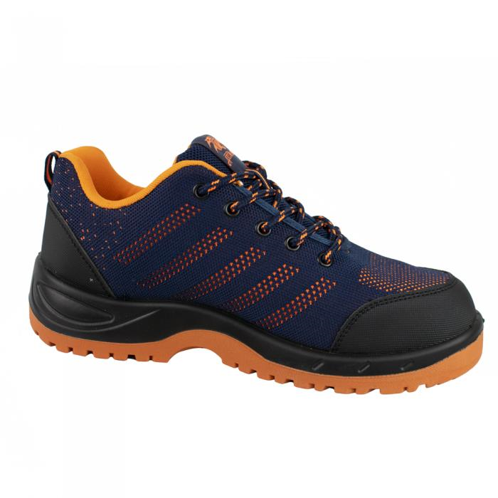 Pantofi de lucru, SB, SRC, Fly-knit, bombeu metalic, bleumarin, marimea 40, ART.MAS GartenVIP DiyLine